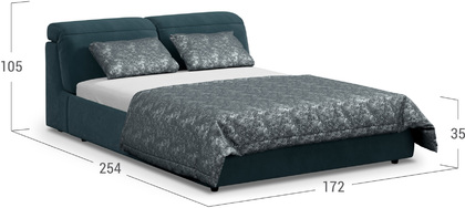 Кровать двуспальная MOON 1107