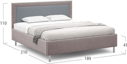 Кровать двуспальная MOON FAMILY 1228 180х200